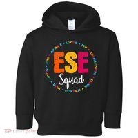 Matching ESE Squad First Last Day Team Teacher Student Tribe Toddler Hoodie thumb 0