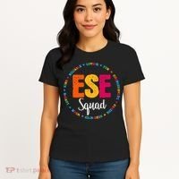 Matching ESE Squad First Last Day Team Teacher Student Tribe Women's T-Shirt thumb 4