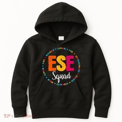 Matching ESE Squad First Last Day Team Teacher Student Tribe Kids Hoodie