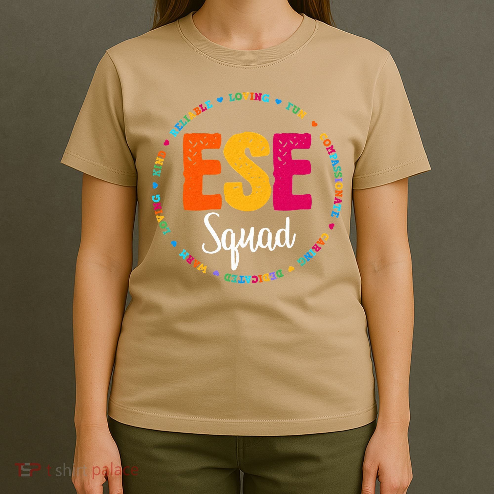 Matching ESE Squad First Last Day Team Teacher Student Tribe T-Shirt