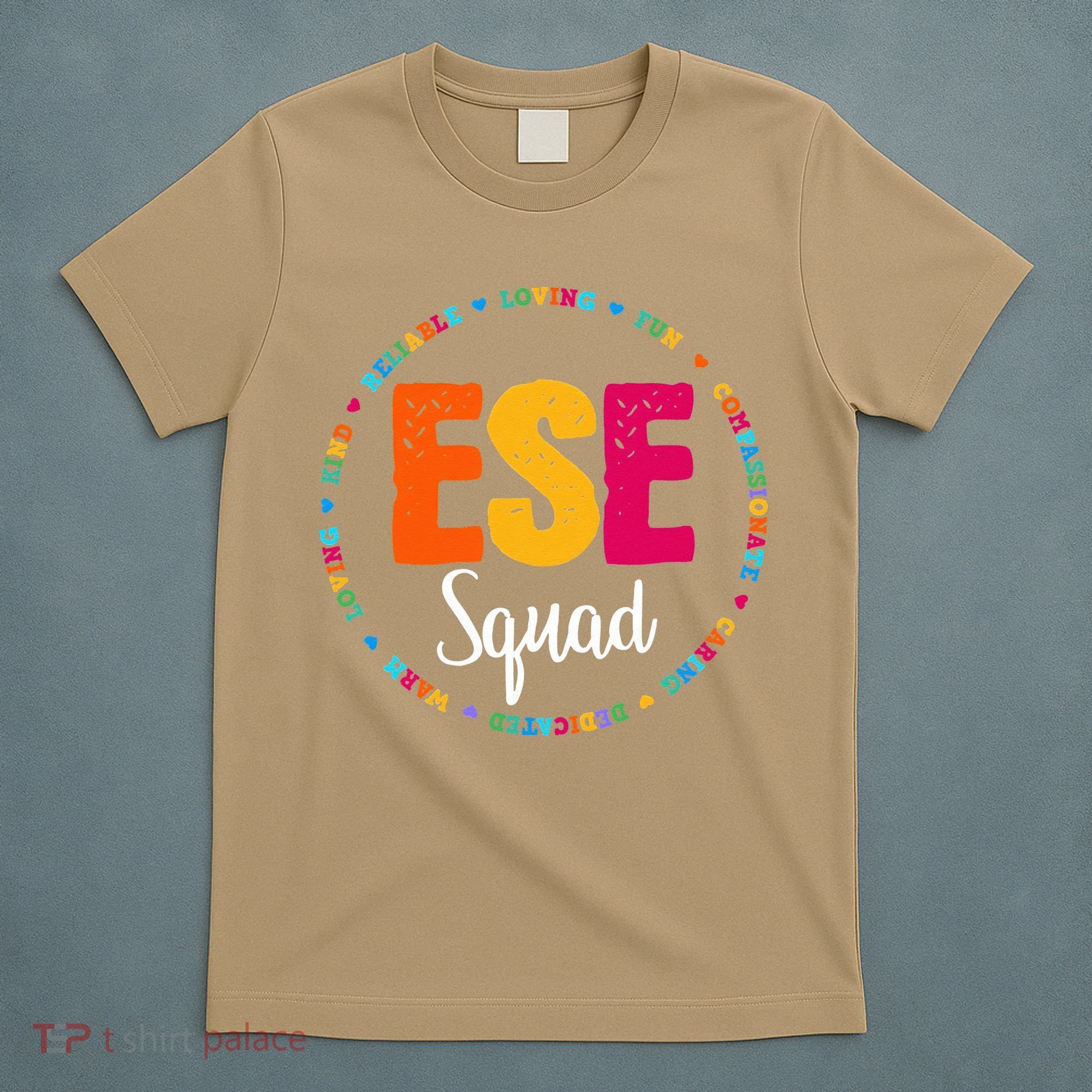 Matching ESE Squad First Last Day Team Teacher Student Tribe T-Shirt