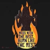 Mess With The Best Burn Like The Rest Bucket Hat thumb 4