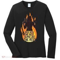 Mess With The Best Burn Like The Rest Women's Long Sleeve Shirt thumb 0