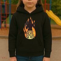 Mess With The Best Burn Like The Rest Kids Hoodie thumb 3
