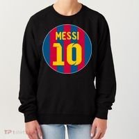 Messi Number 10 Retired Soccer Jersey Women's Sweatshirt thumb 0