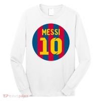 Messi Number 10 Retired Soccer Jersey Long Sleeve Shirt thumb 0