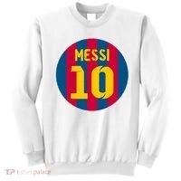 Messi Number 10 Retired Soccer Jersey Sweatshirt thumb 0
