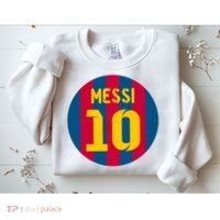 Messi Number 10 Retired Soccer Jersey Sweatshirt thumb 2