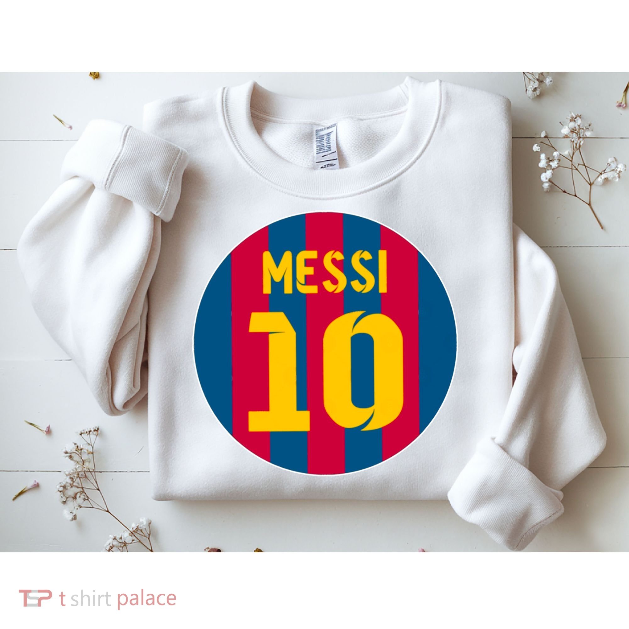 Messi Number 10 Retired Soccer Jersey Sweatshirt