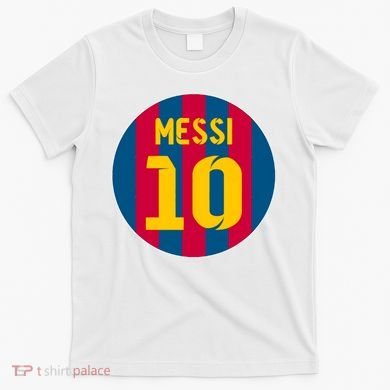 Messi Number 10 Retired Soccer Jersey T-Shirt