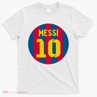 Messi Number 10 Retired Soccer Jersey T-Shirt thumb 0