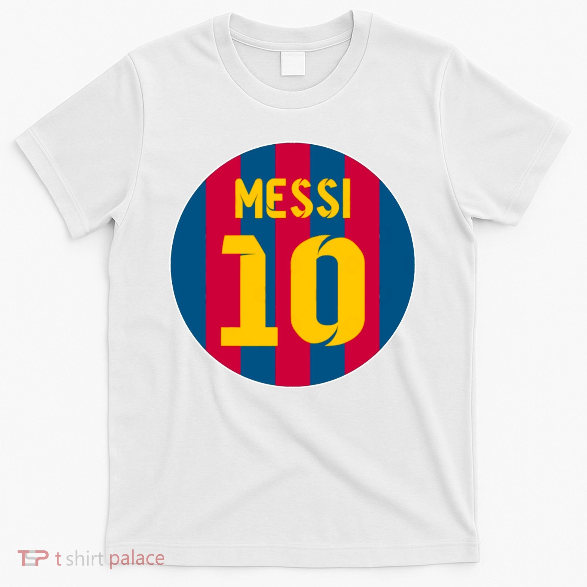 Messi Number 10 Retired Soccer Jersey T-Shirt