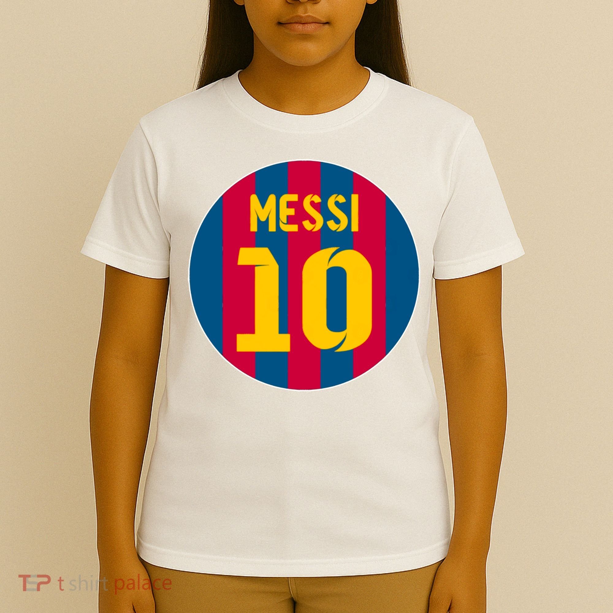 Messi Number 10 Retired Soccer Jersey T-Shirt