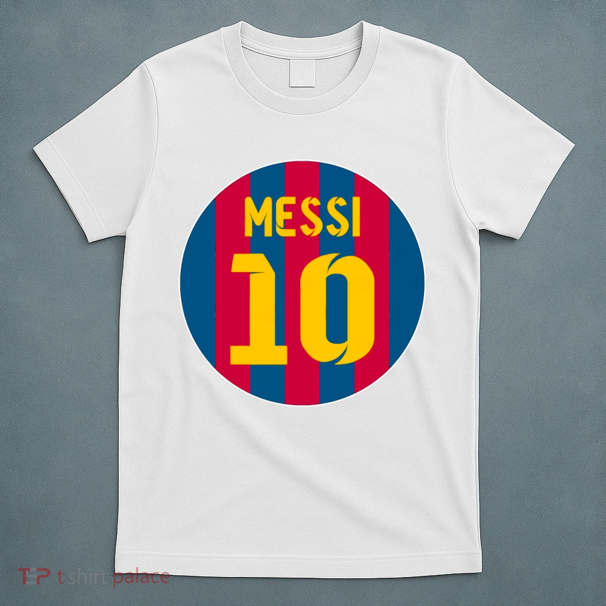 Messi Number 10 Retired Soccer Jersey T-Shirt