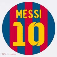 Messi Number 10 Retired Soccer Jersey Polo thumb 3