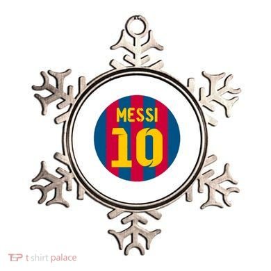 Messi Number 10 Retired Soccer Jersey Ornament