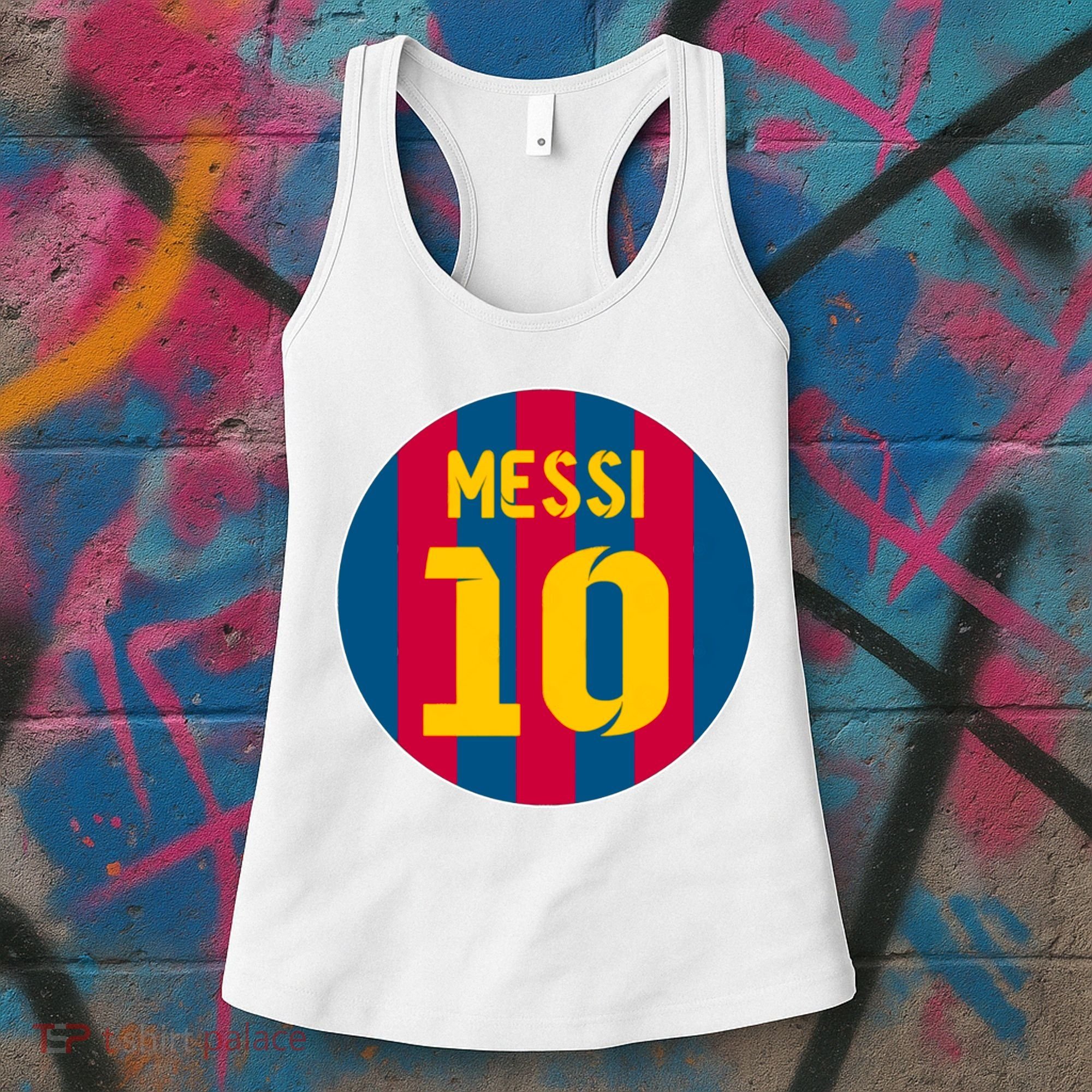 Messi Number 10 Retired Soccer Jersey Women's Tank Top