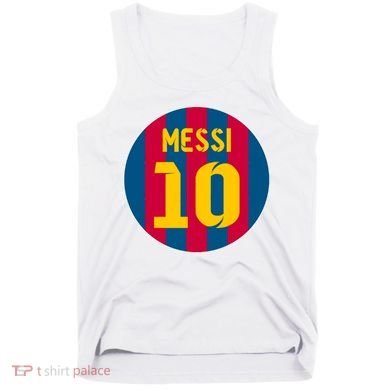 Messi Number 10 Retired Soccer Jersey Tank Top