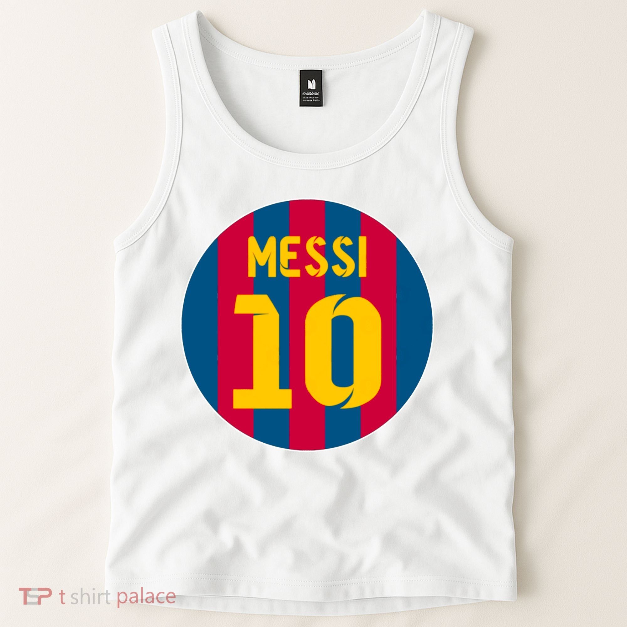 Messi Number 10 Retired Soccer Jersey Tank Top