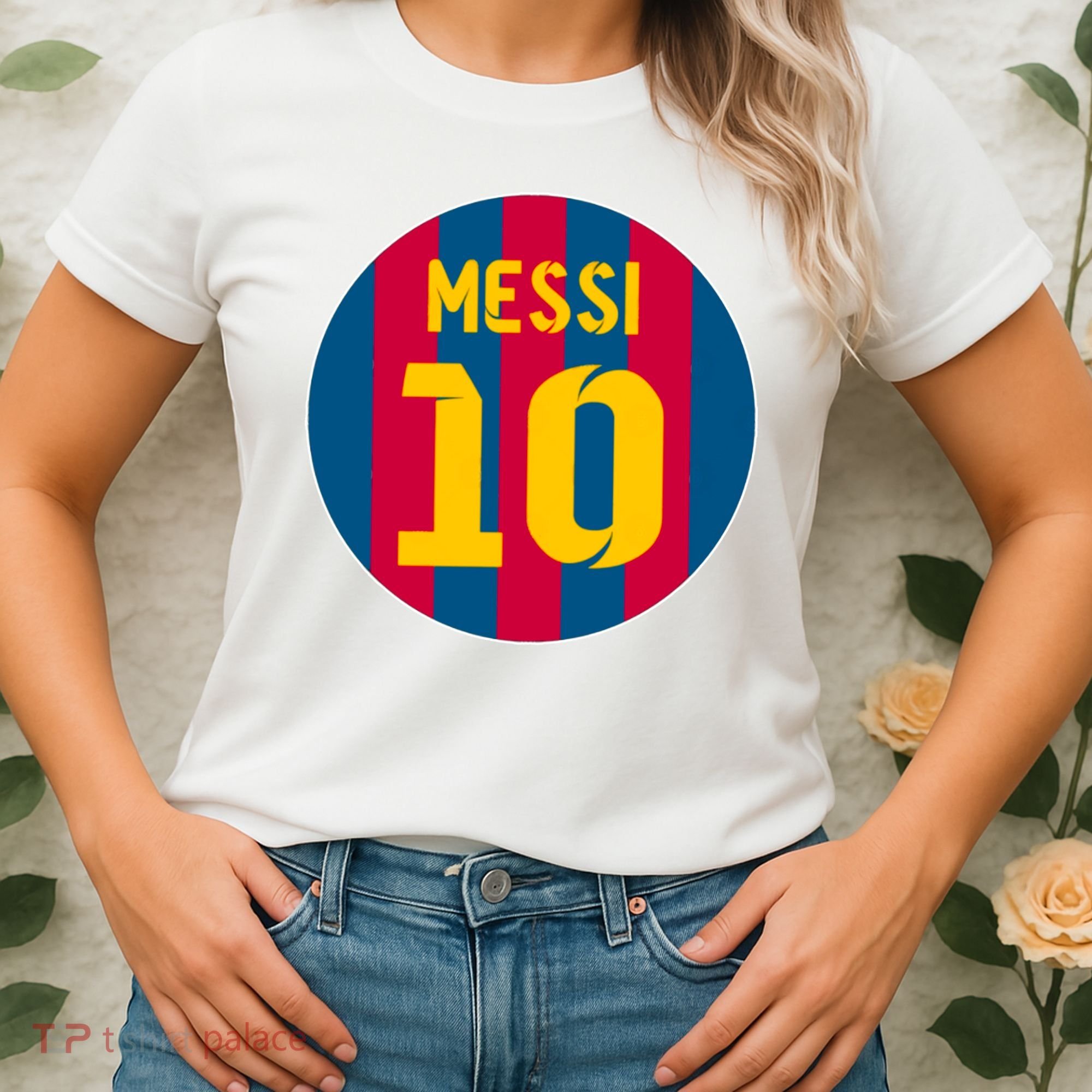 Messi Number 10 Retired Soccer Jersey Women's T-Shirt