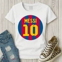 Messi Number 10 Retired Soccer Jersey Women's T-Shirt thumb 3