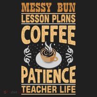 Messy Bun Lesson Plans Funny Teacher Women's Sweatshirt thumb 2