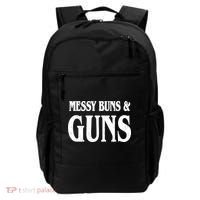 Messy Buns And Guns Backpack thumb 0