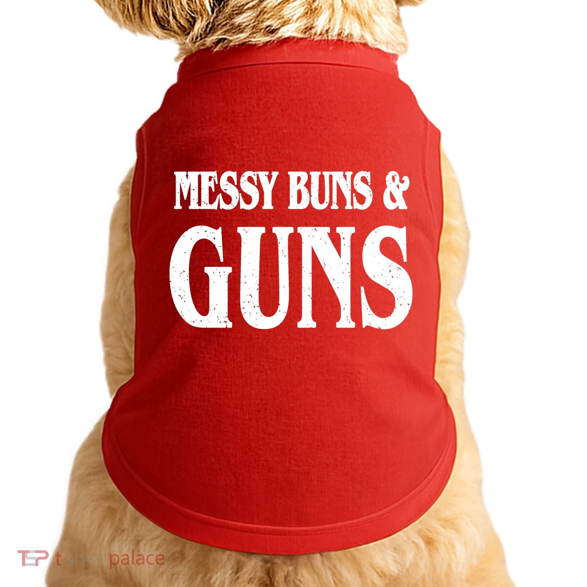 Messy Buns And Guns Doggie Tank