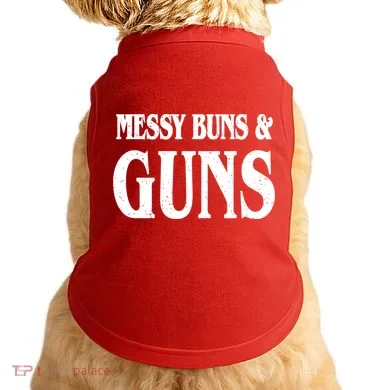Messy Buns And Guns Doggie Tank