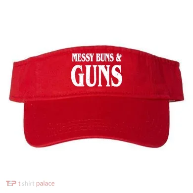 Messy Buns And Guns Visor