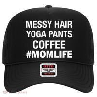 Messy Hair Yoga Pants Mom Life #Momlife Hat thumb 0
