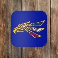Mexican Eagle Tribal Style Hecho En Mexico Coaster thumb 0