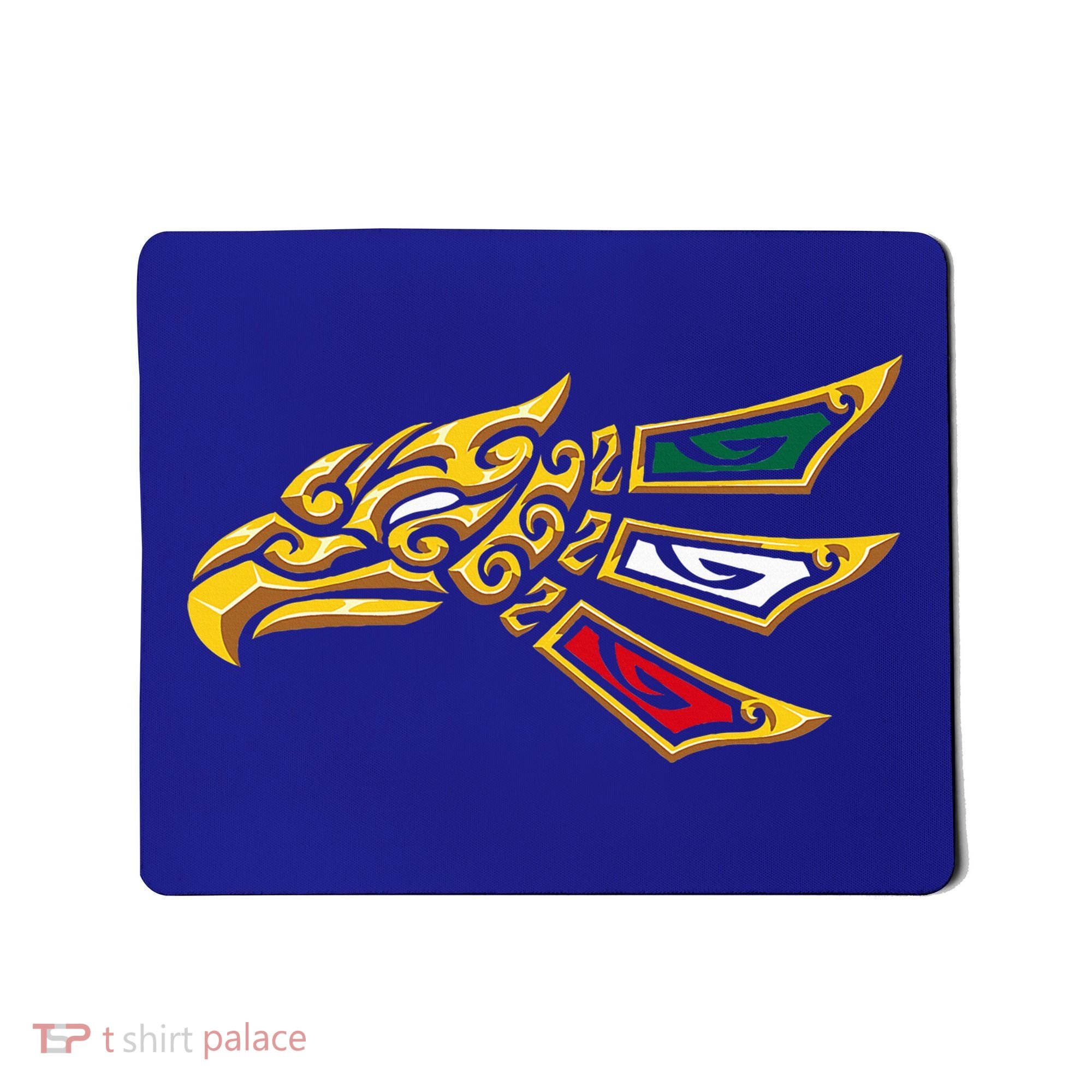 Mexican Eagle Tribal Style Hecho En Mexico Mousepad