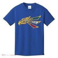 Mexican Eagle Tribal Style Hecho En Mexico Kids T-Shirt thumb 0