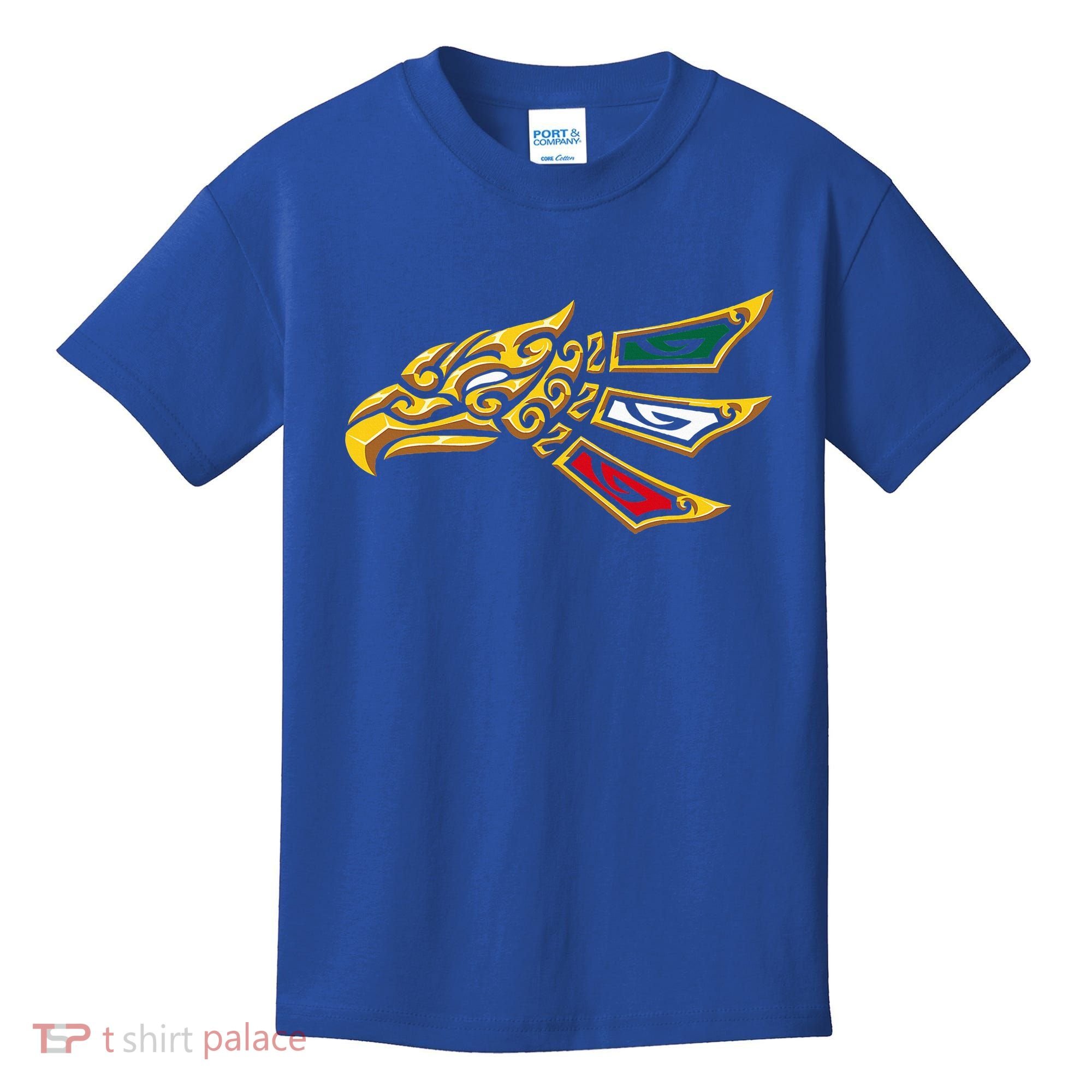 Mexican Eagle Tribal Style Hecho En Mexico Kids T-Shirt