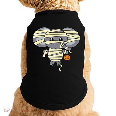 Mummy Elephant Trick Or Treating Costume Cute Halloween Gift Doggie Tank