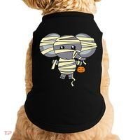 Mummy Elephant Trick Or Treating Costume Cute Halloween Gift Doggie Tank thumb 0