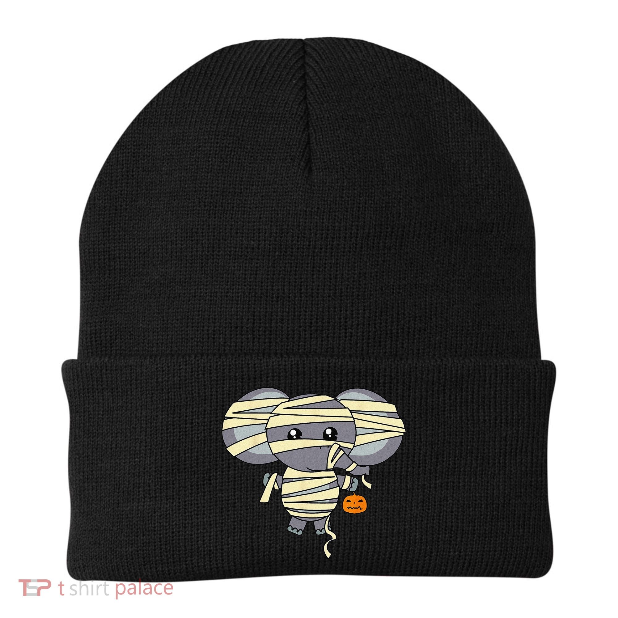 Mummy Elephant Trick Or Treating Costume Cute Halloween Gift Beanie