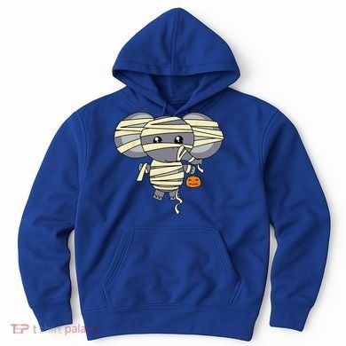 Mummy Elephant Trick Or Treating Costume Cute Halloween Gift Hoodie
