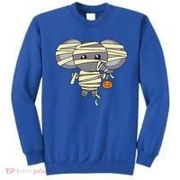 Mummy Elephant Trick Or Treating Costume Cute Halloween Gift Sweatshirt thumb 0