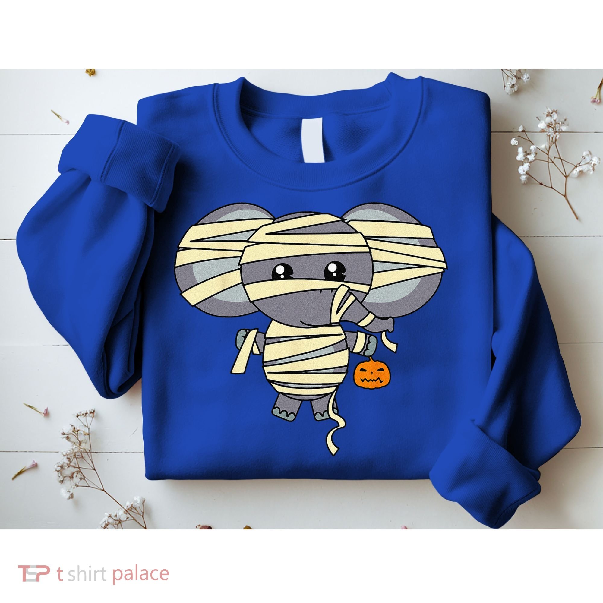 Mummy Elephant Trick Or Treating Costume Cute Halloween Gift Sweatshirt