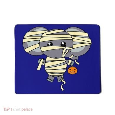 Mummy Elephant Trick Or Treating Costume Cute Halloween Gift Mousepad