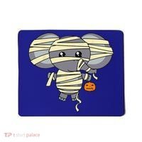 Mummy Elephant Trick Or Treating Costume Cute Halloween Gift Mousepad thumb 0