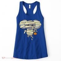 Mummy Elephant Trick Or Treating Costume Cute Halloween Gift Women's Tank Top thumb 0