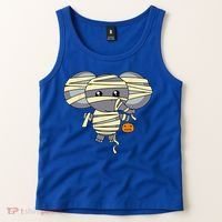 Mummy Elephant Trick Or Treating Costume Cute Halloween Gift Tank Top thumb 2