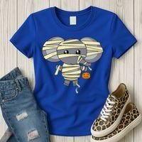 Mummy Elephant Trick Or Treating Costume Cute Halloween Gift Women's T-Shirt thumb 3