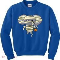 Mummy Elephant Trick Or Treating Costume Cute Halloween Gift Kids Sweatshirt thumb 0
