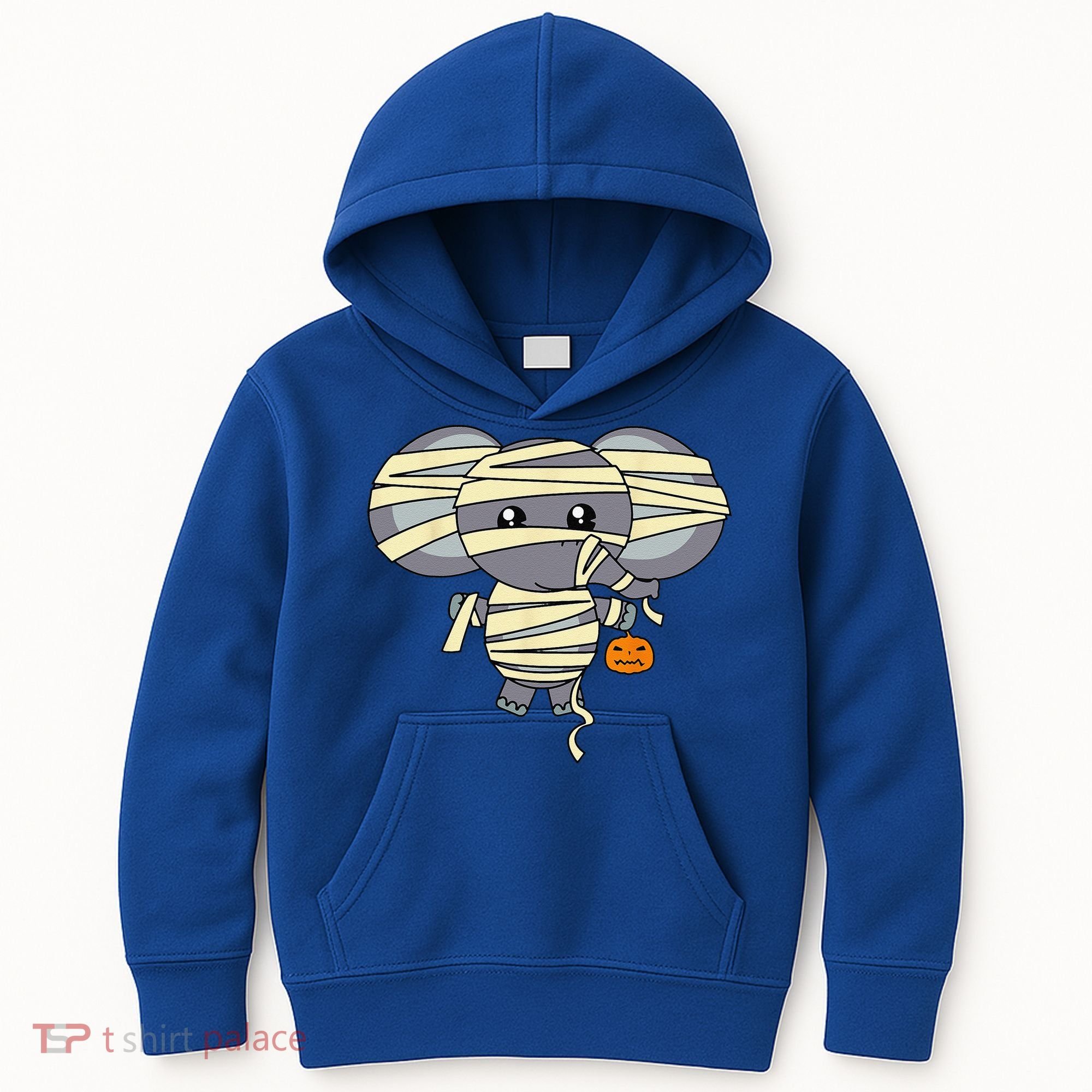 Mummy Elephant Trick Or Treating Costume Cute Halloween Gift Kids Hoodie