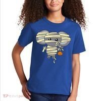 Mummy Elephant Trick Or Treating Costume Cute Halloween Gift Kids T-Shirt thumb 2