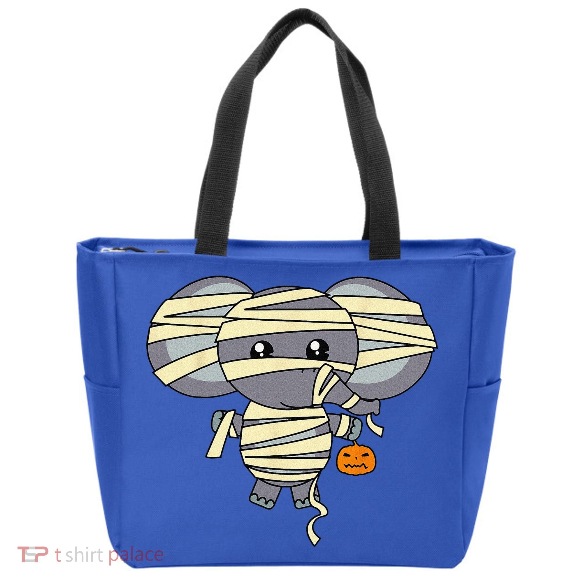 Mummy Elephant Trick Or Treating Costume Cute Halloween Gift Tote Bag